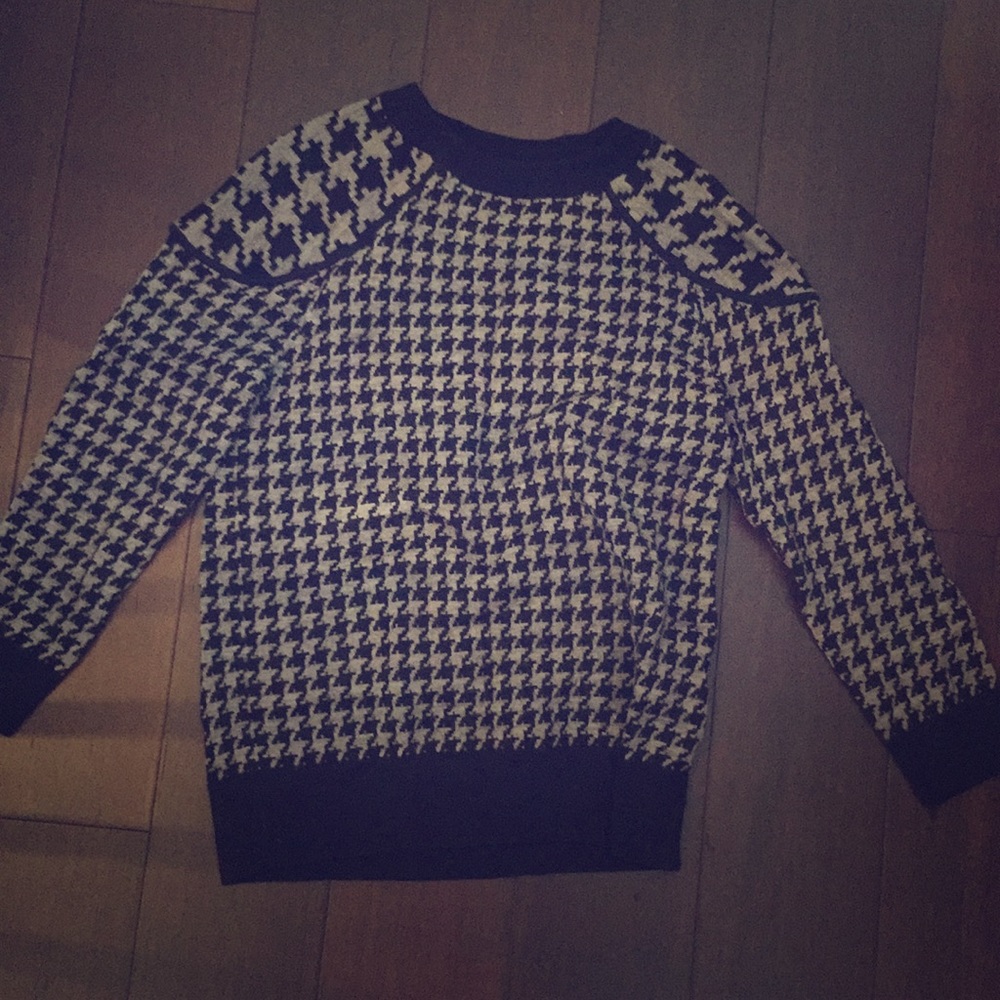 Navy blue j crew sweater